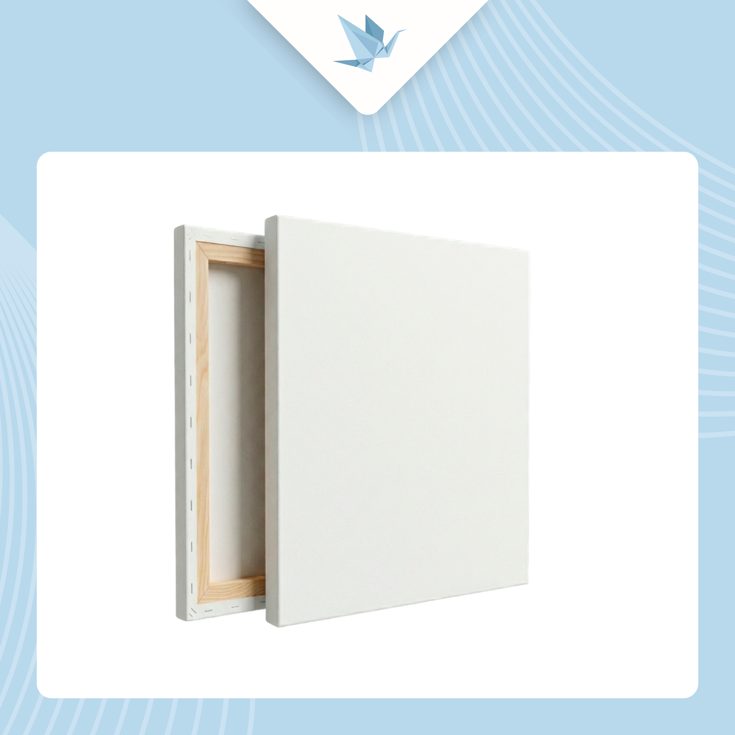 Artist Canvas on Wooden Stretcher Frame 40×40 cm, Primed, 280 g/m²