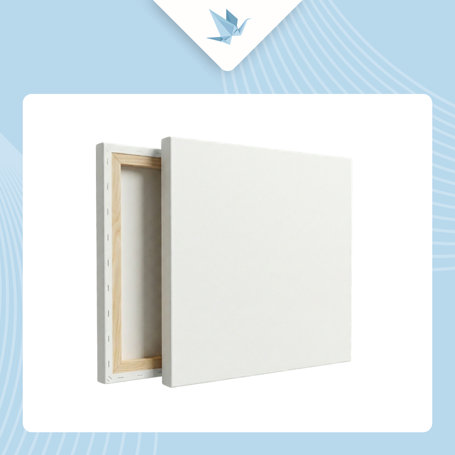 Artist Canvas on Wooden Stretcher Frame 30×30 cm, Primed, 280 g/m²