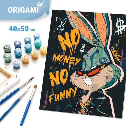 Malen nach Zahlen auf Keilrahmen 40×50 cm – Bugs Bunny LW 1990