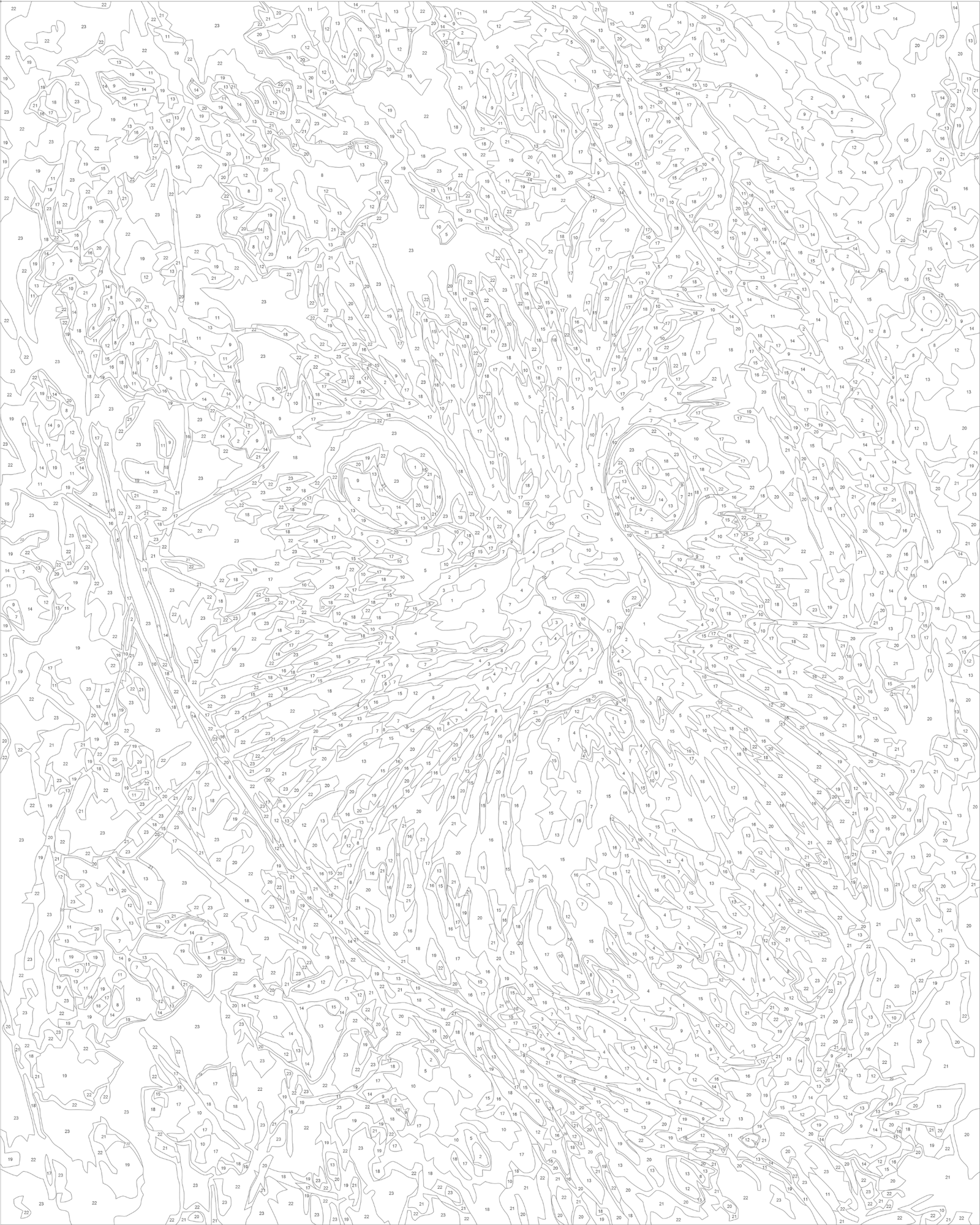 Malen nach Zahlen auf Keilrahmen 40×50 cm – Tiere. Kätzchen mit smaragdgrünen Augen LW 2002-01