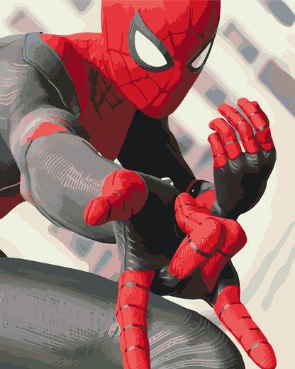 Malen nach Zahlen auf Keilrahmen 40×50 cm – Filmhelden. Spider-Man LW 3054