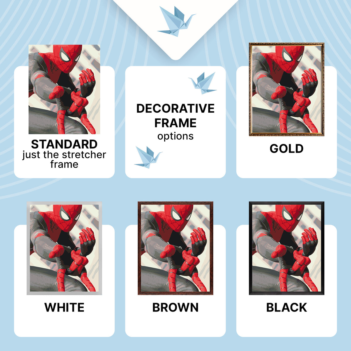 Malen nach Zahlen auf Keilrahmen 40×50 cm – Filmhelden. Spider-Man LW 3054
