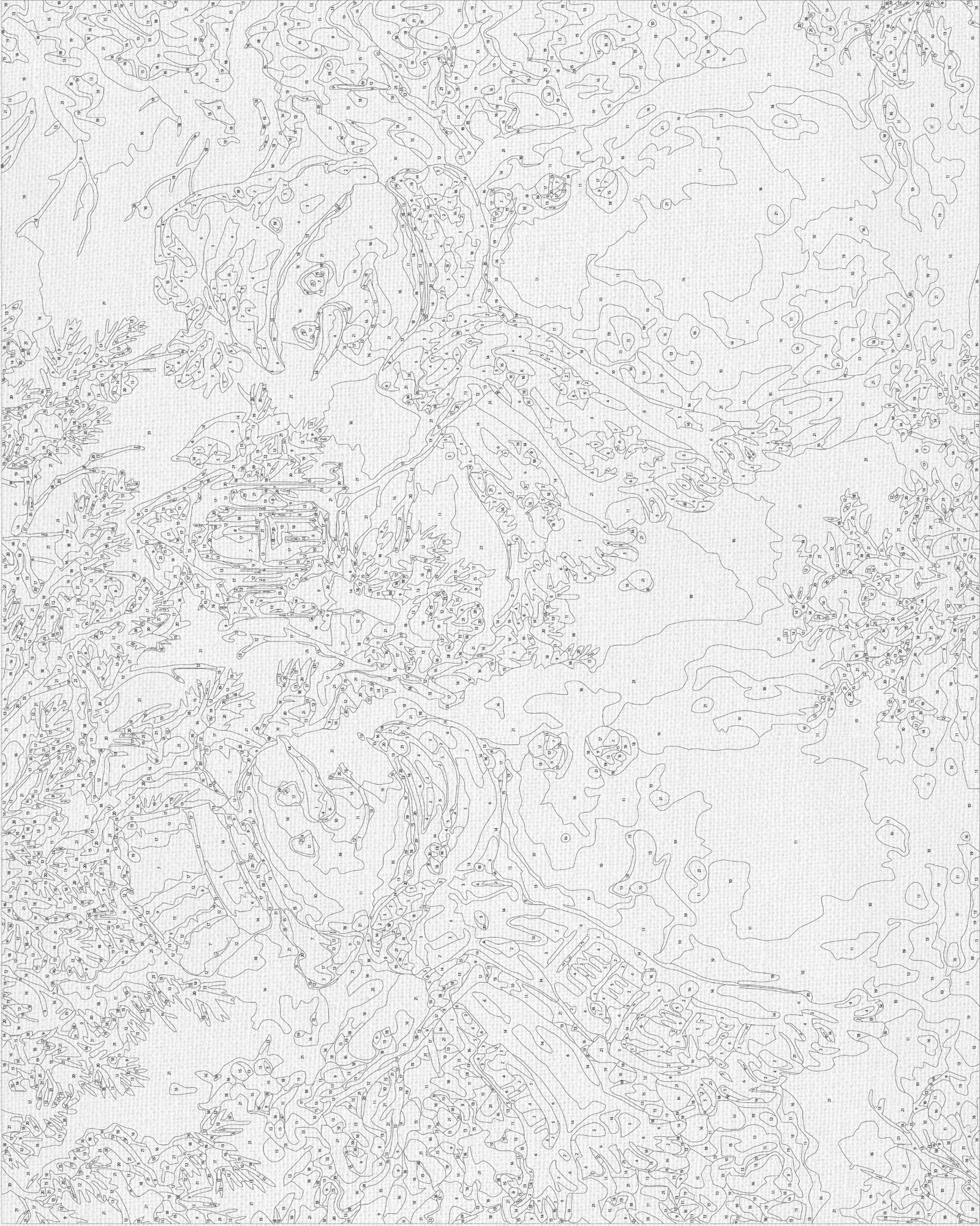 Malen nach Zahlen auf Keilrahmen 40×50 cm – Winter – Fröhliche Schneemänner LW 3070