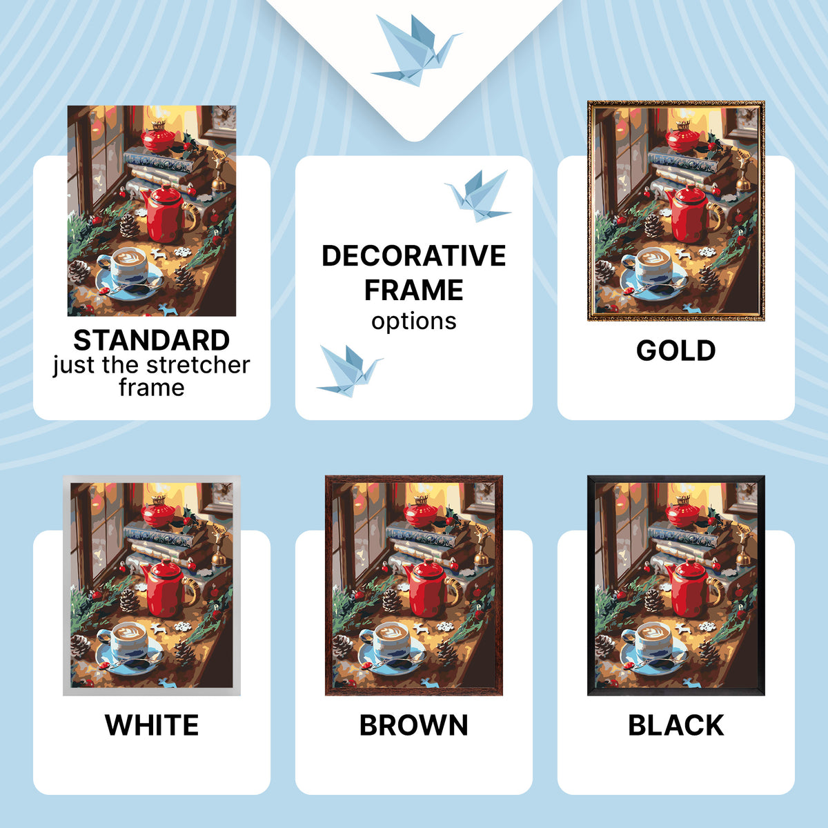 Paint by Numbers on a frame 40*50 cm Christmas – Christmas Still Life LW 3097