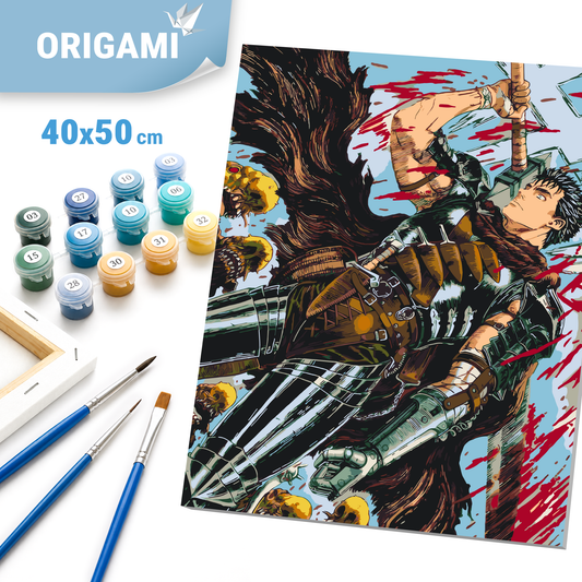 Maľovanie podľa čísel na ráme 40*50 cm - Berserk - Anime - LW 31180
