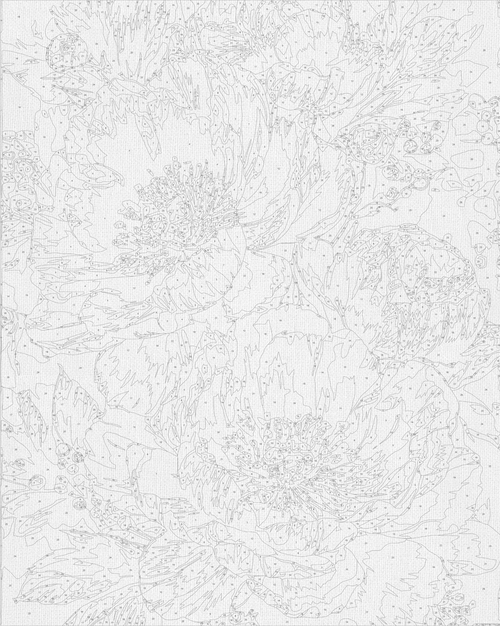 Malen nach Zahlen auf Keilrahmen 40×50 cm – Blumen mit Metallicfarben. Rosa Pfingstrosen LW 3170-01