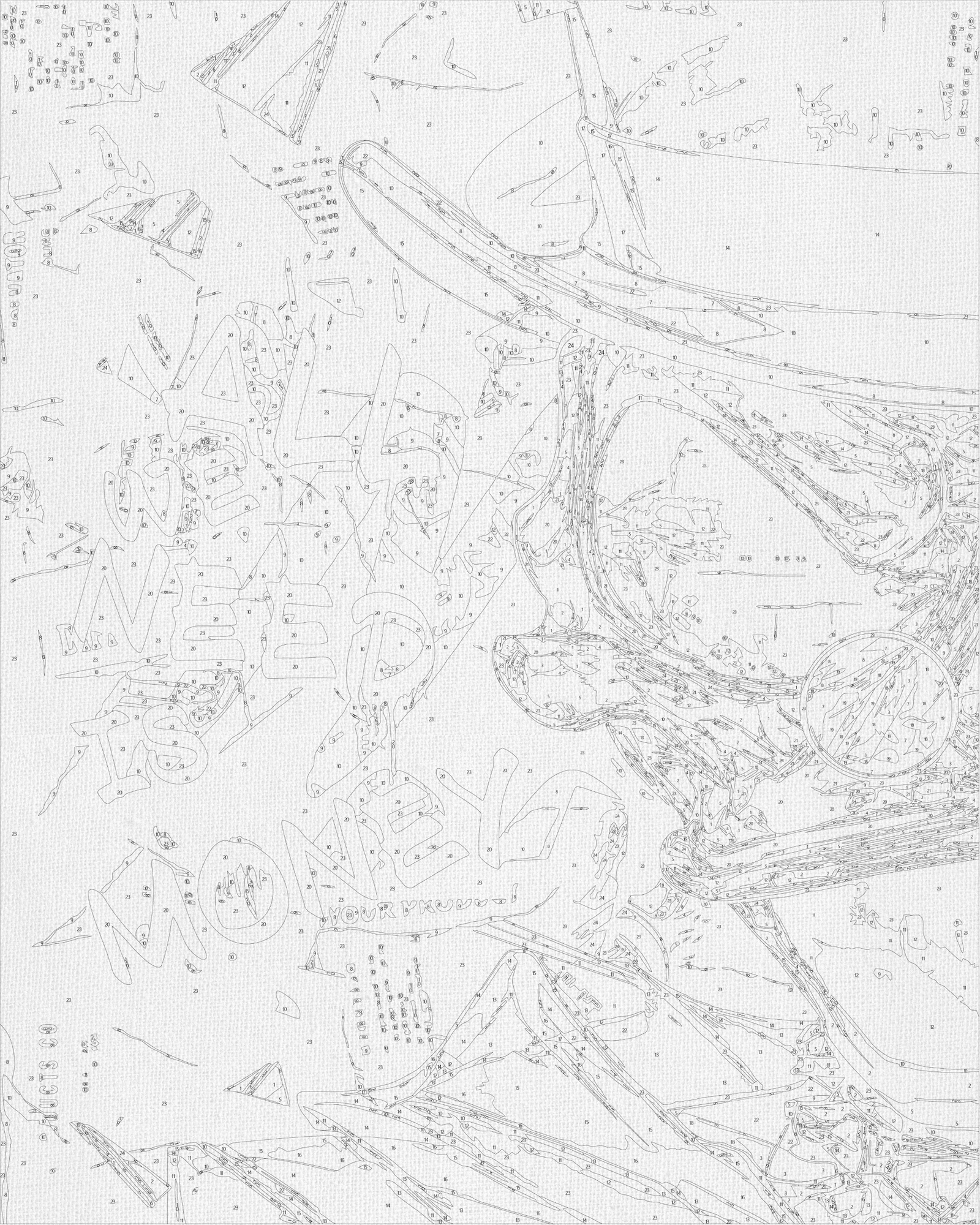 Malen nach Zahlen auf Keilrahmen 40×50 cm – Filmhelden. Onkel Dagobert LW 31819
