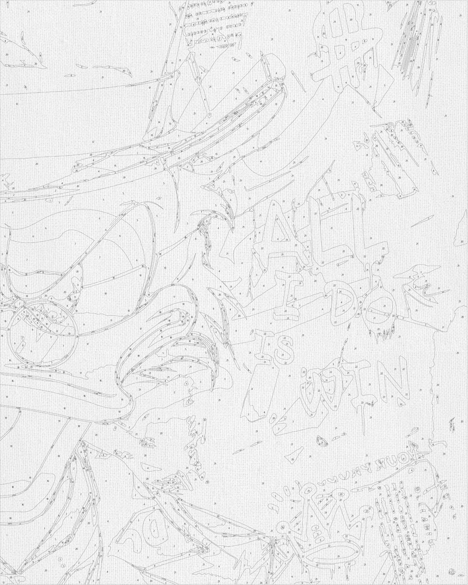 Malen nach Zahlen auf Keilrahmen 40×50 cm – Filmhelden. Onkel Dagobert LW 31829