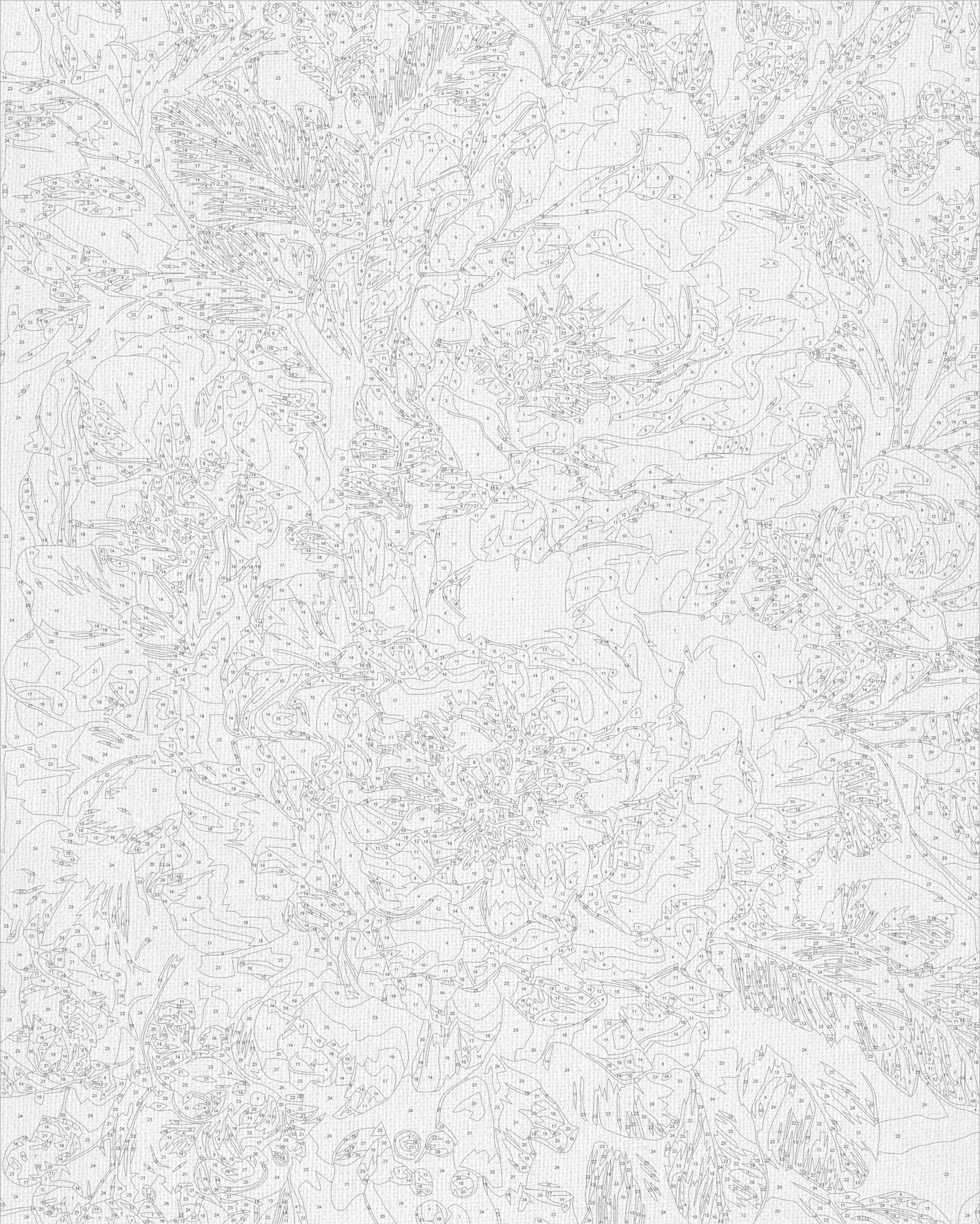 Malen nach Zahlen auf Keilrahmen 40×50 cm – Blumen. Karamellfarbene Pfingstrosen LW 3330-01
