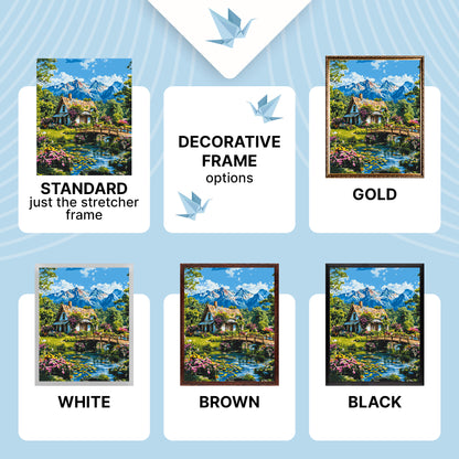 Paint by Numbers on a 40*50 cm frame – Alpine Harmony LW 3492