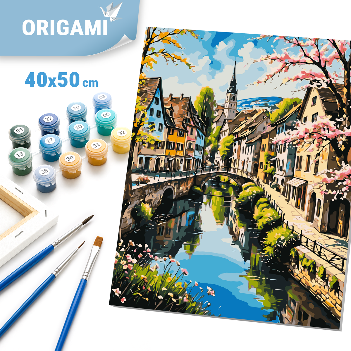 Paint by Numbers on a 40*50 cm frame – Streets Leading to Dreams LW 3497