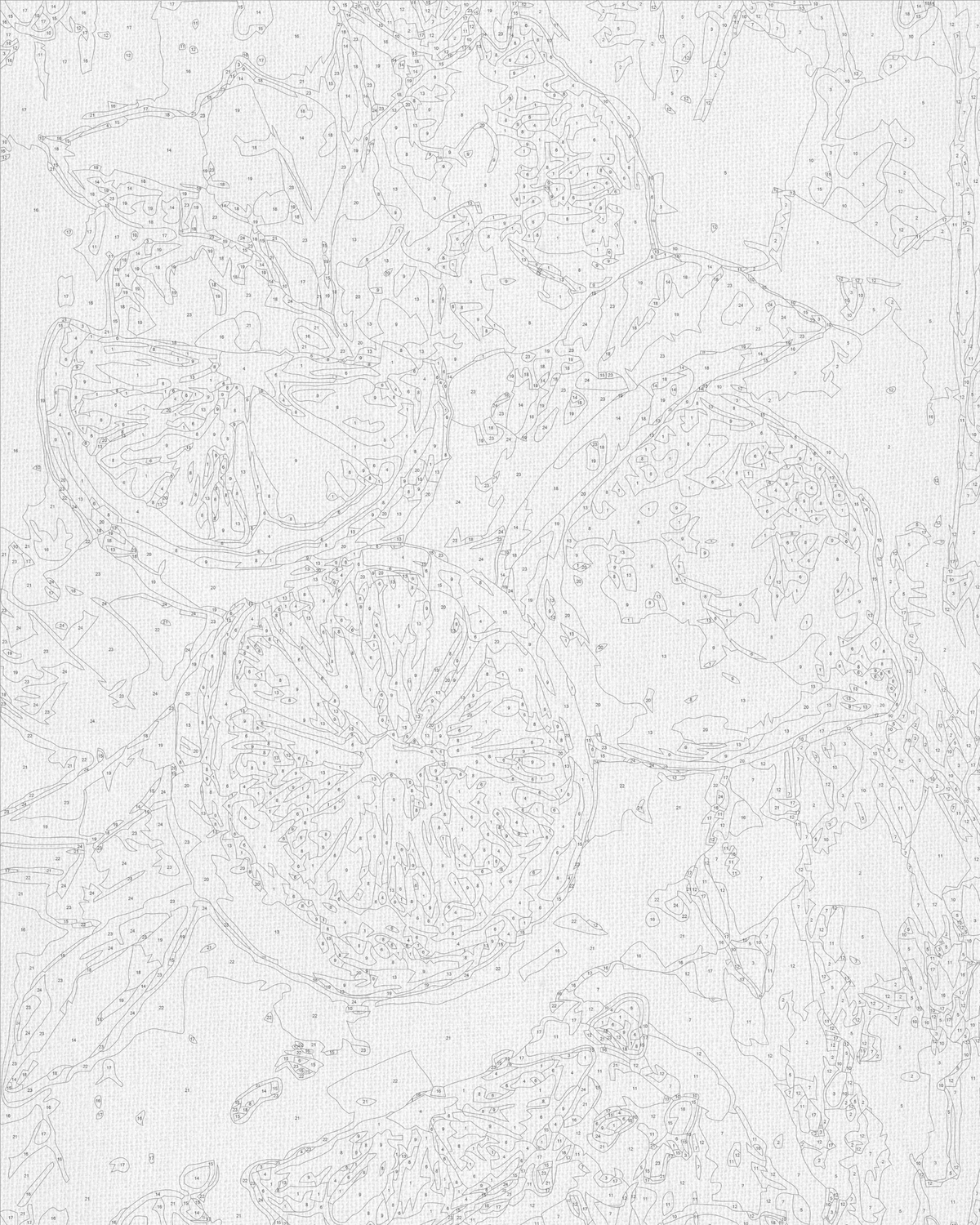 Malen nach Zahlen auf Keilrahmen 40×50 cm – Stillleben. Zitronengenuss LW 3527