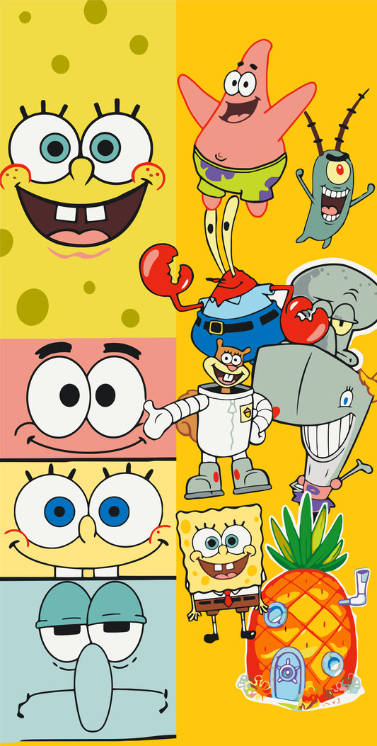 Malen nach Zahlen – SpongeBob und Freunde