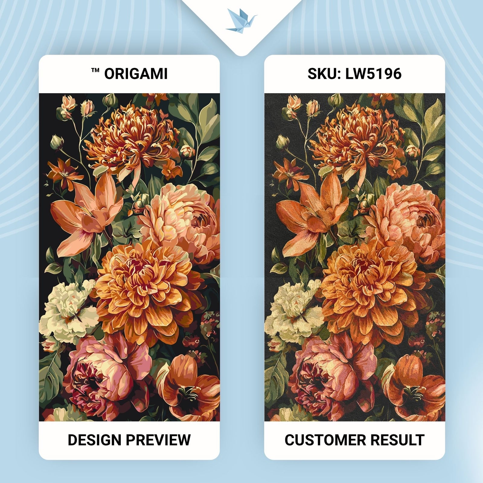 Malen nach Zahlen auf Keilrahmen 40×80 cm – Blumen. Edler Strauß LW 5196