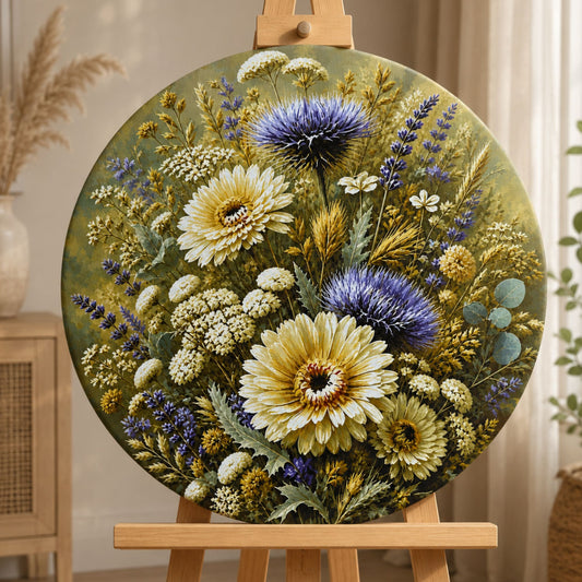 Runde Malen nach Zahlen Ø45 cm – Blumen. Feldstrauß OR 2012